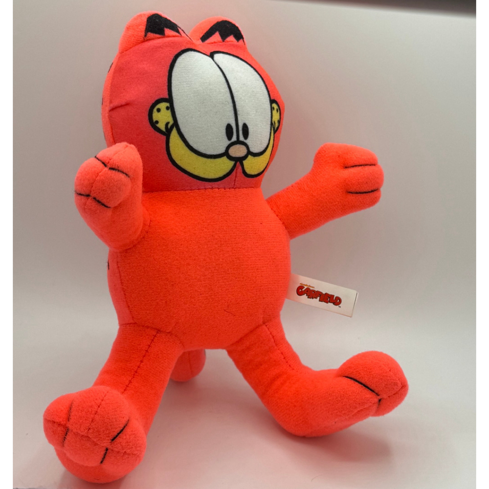 Garfield‎ Plush Toy Neon Orange Black Official - Picture 2 of 6